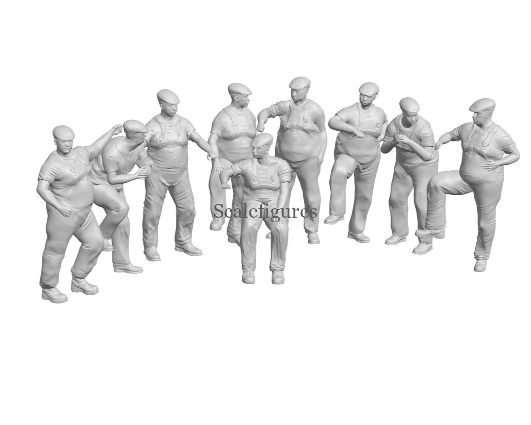 Locomotive Engineers, Conductors & Train Drivers – Scale Figures